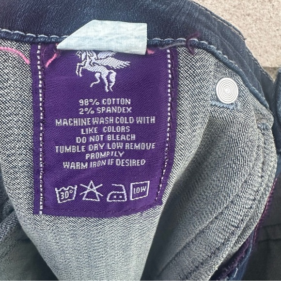 NWT Vigoss Bootcut Jeans Flap Pockets Distressed Medium Wash Y2K Size 3 - Picture 12 of 14